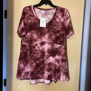 LulaRoe Jana top sz S NWT